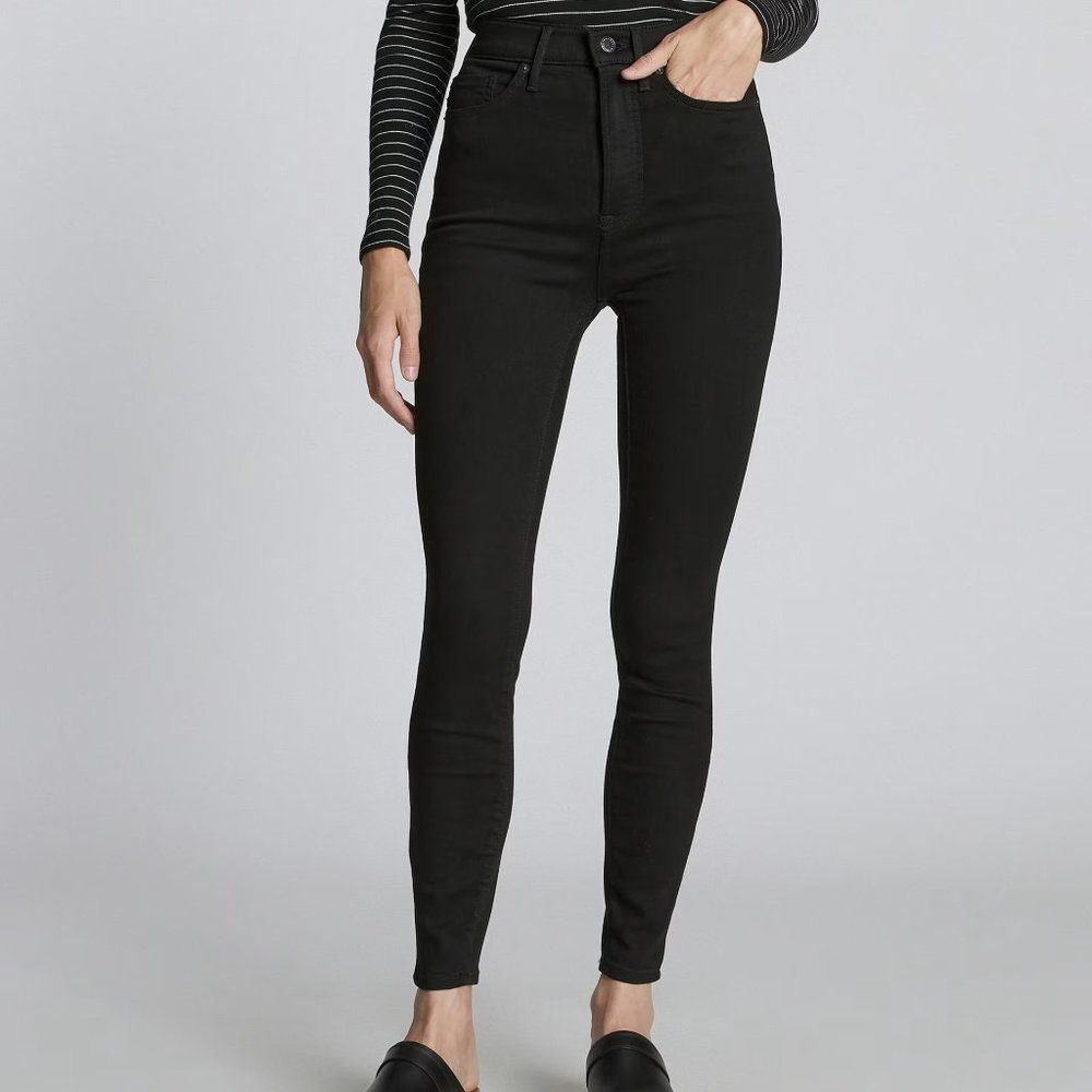 Everlane Cropped Way High Rise Skinny Jean Crop Women's Size 30 Black 30C